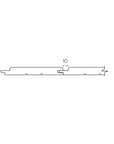 STP 6 stk. Saunapaneler ASP - 15×90 (80) mm