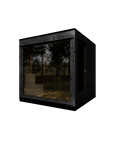 INUA BALDUR combi sauna - Sortmalet gran