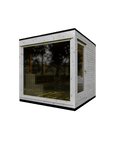 INUA BALDUR combi sauna - Hvidmalet gran
