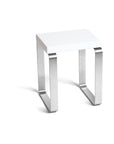 Repabad Hocker Orlando - White -elegant skammel