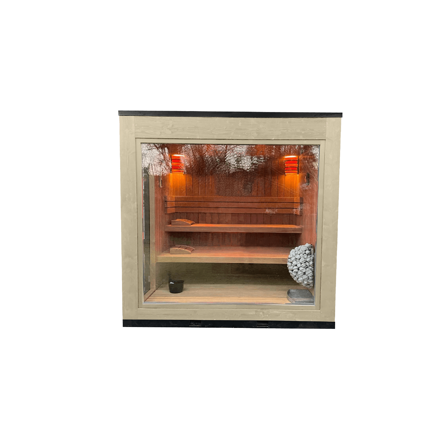 BALDUR Mini Finsk Sauna - Lærketræ