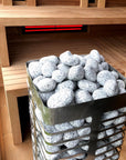 HUUM Steel - Elektrisk sauna ovn i brug