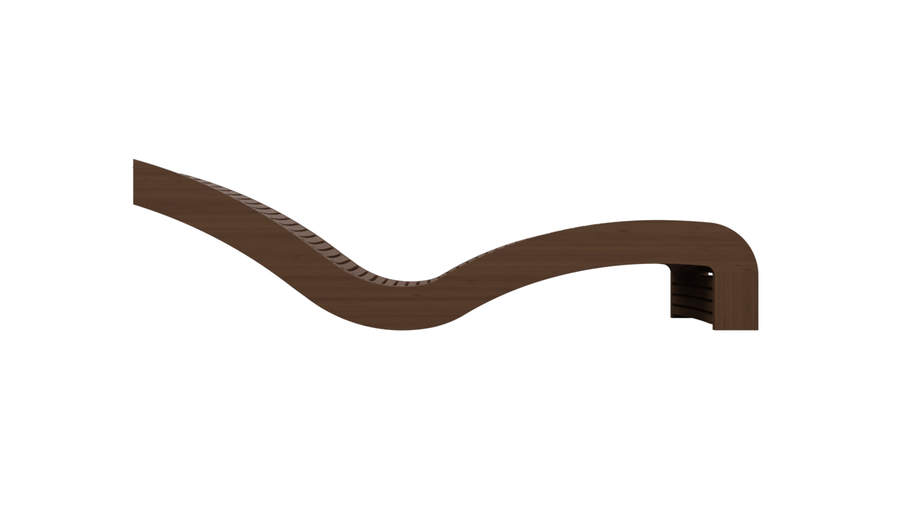 Fritstående liggestol - model H