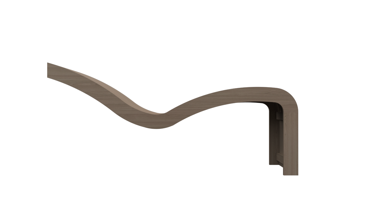 Indbygget Lounger model V 