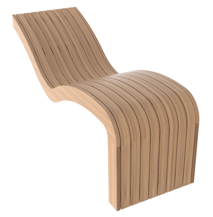 Indbygget Lounger model V 