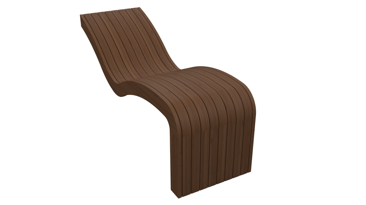 Indbygget Lounger model V 