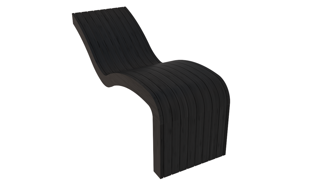 Indbygget Lounger model V 